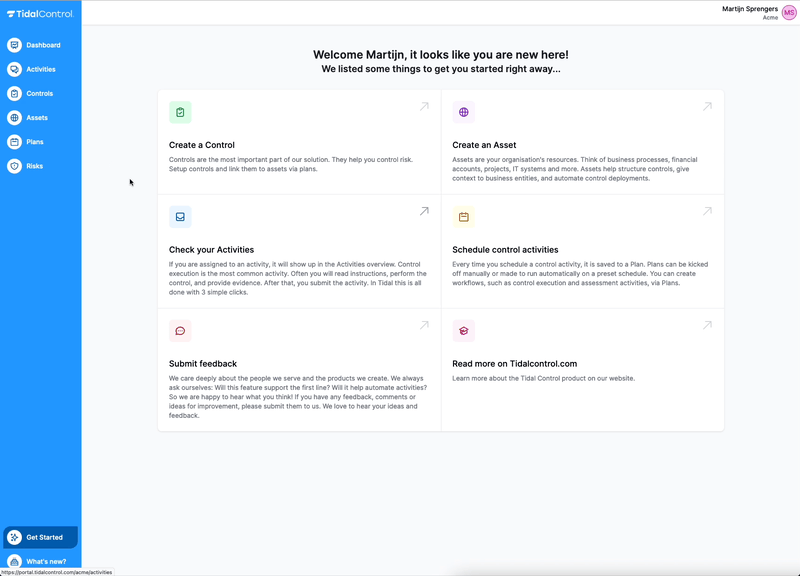 Perfect audit trails with the Feed tab